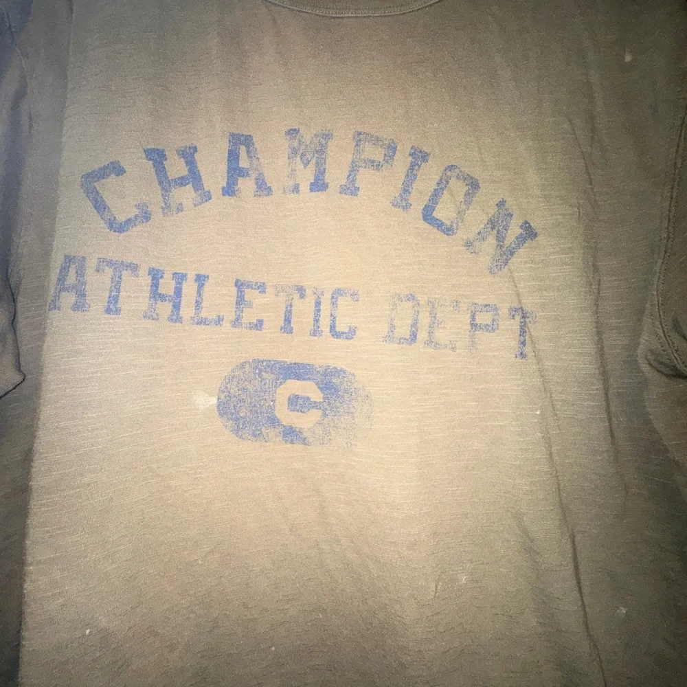 Champion green Short Sleeve 'Athletic Dept.' Graphic Tee - Picture 2 of 4